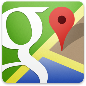 The original Google Maps for iOS app icon from 2012