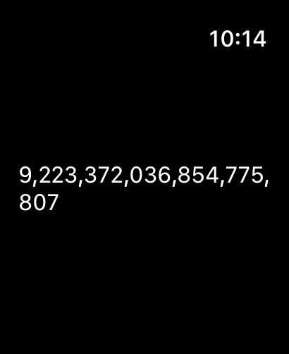 64 bit pointers on Apple Watch simulator